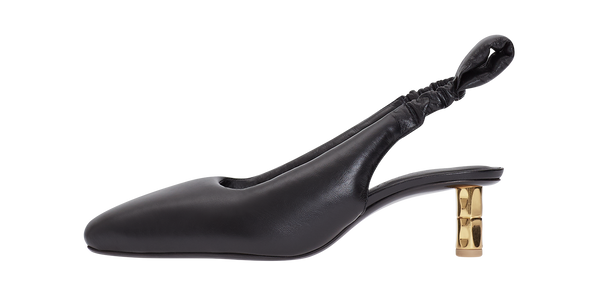 boyy Puffy Slingback Pump Black