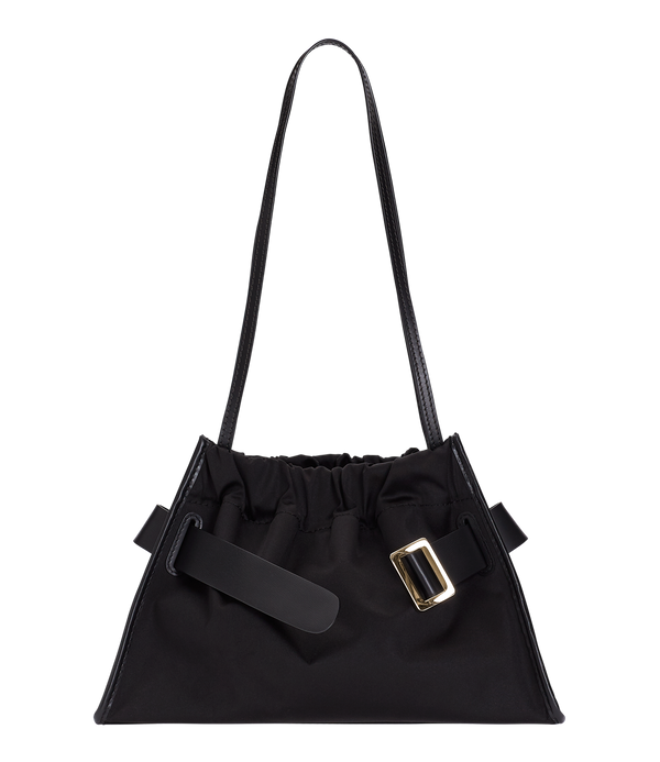 Boyy Scrunchy Satchel Nylon Black
