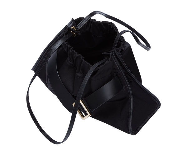 boyy Scrunchy Satchel Nylon Black