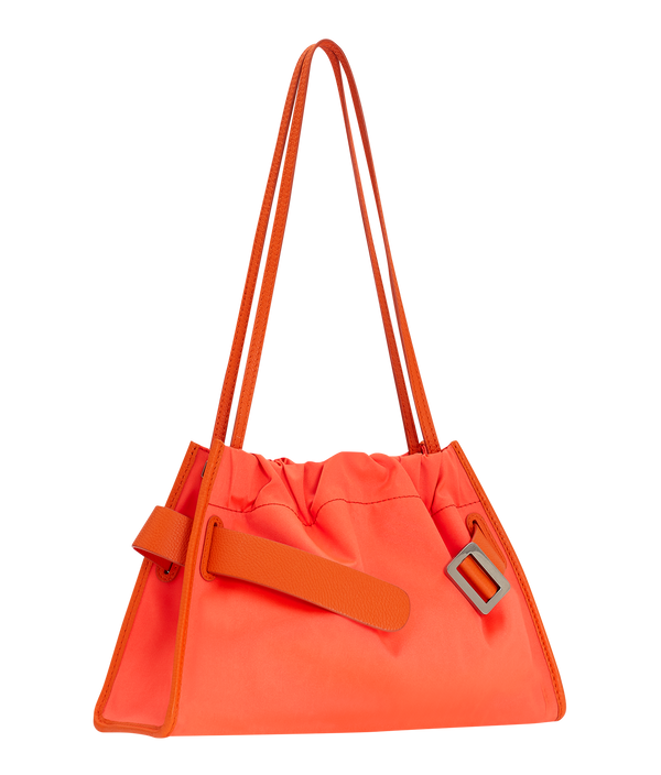 Boyy Scrunchy Satchel Nylon Neon Orange