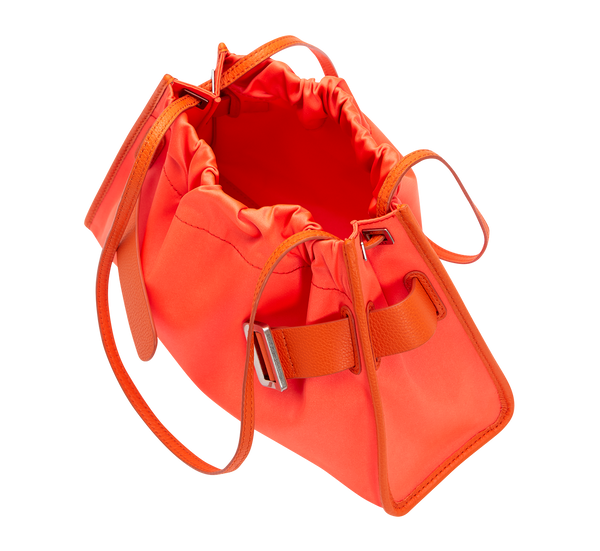 Boyy Scrunchy Satchel Nylon Neon Orange