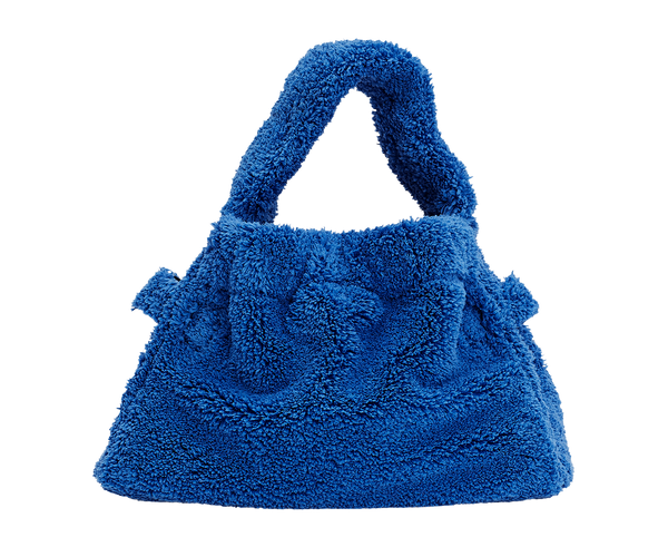 Boyy Scrunchy Satchel Terry Cloth Blu