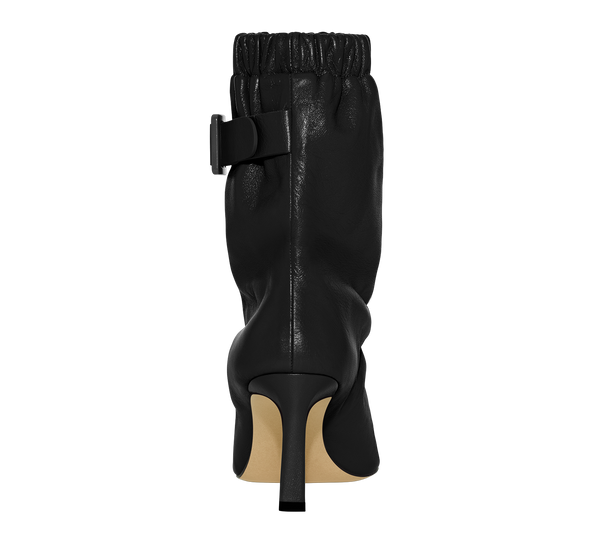 Boyy Slouchy Buckle Boot Black