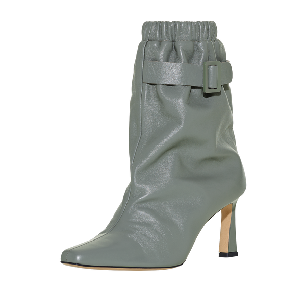 Boyy Slouchy Buckle Boot Celadon