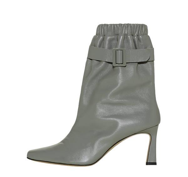 boyy Slouchy Buckle Boot Celadon