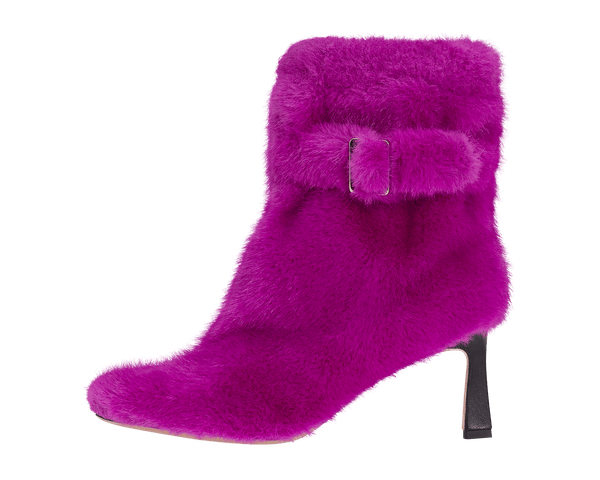 boyy Slouchy Buckle Boot Minky Violet