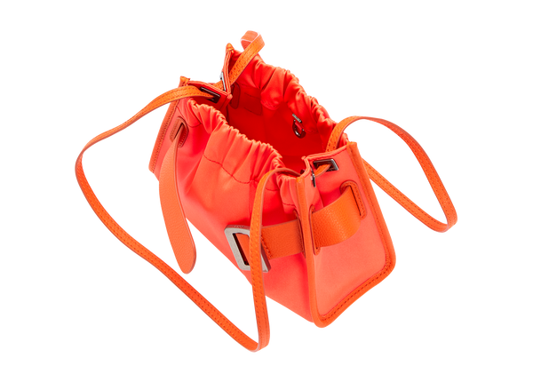 Boyy Square Scrunchy Soft Nylon Neon Orange