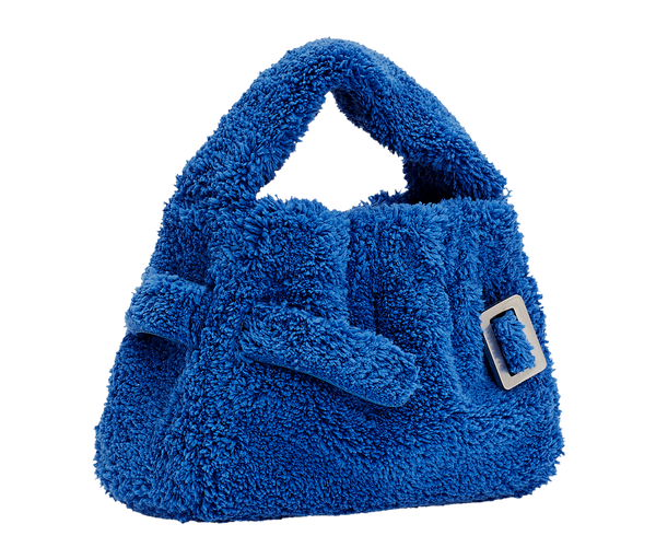 Boyy Square Scrunchy Terry Cloth Blu
