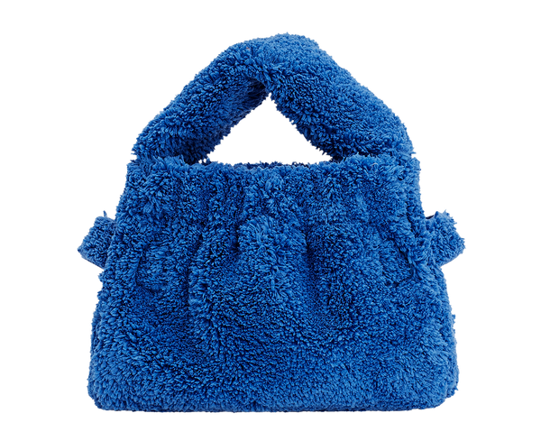 Boyy Square Scrunchy Terry Cloth Blu