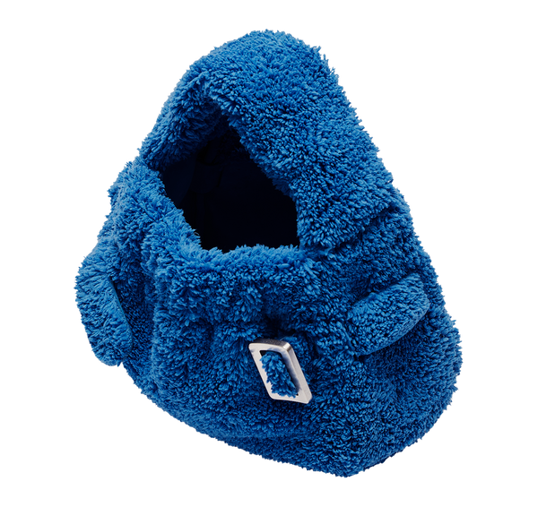 Boyy Square Scrunchy Terry Cloth Blu