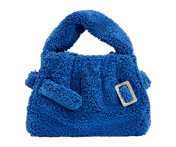 boyy Square Scrunchy Terry Cloth Blu