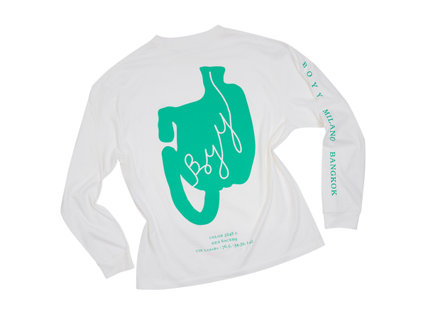 Boyy "This Much" Long Sleeve T-Shirt Turquoise