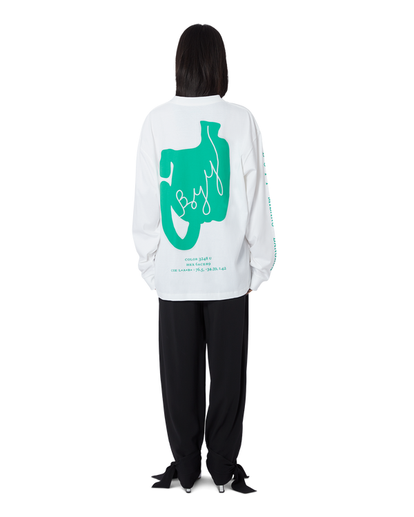 Boyy "This Much" Long Sleeve T-Shirt Turquoise