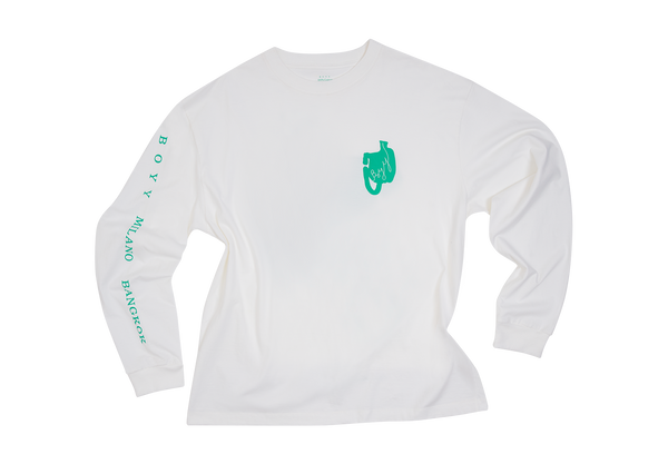 boyy "This Much" Long Sleeve T-Shirt Turquoise