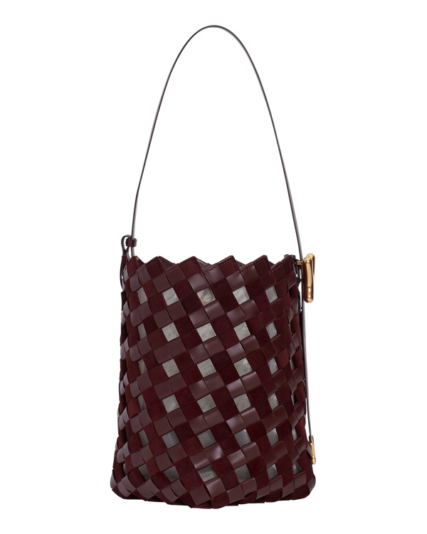 boyy YY Bucket 19 Woven Bordeaux Gaucho