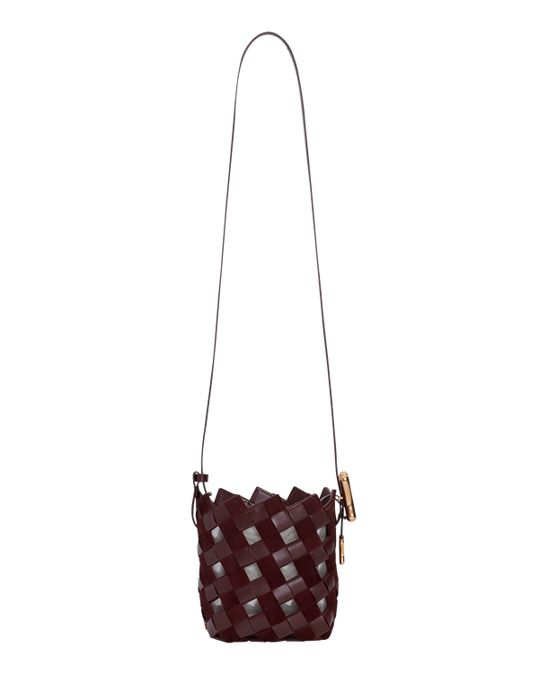 Boyy YY Bucket Woven Bordeaux Gaucho