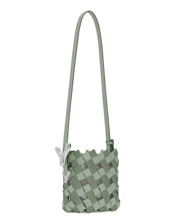 Boyy YY Bucket Woven Celadon Pistachio