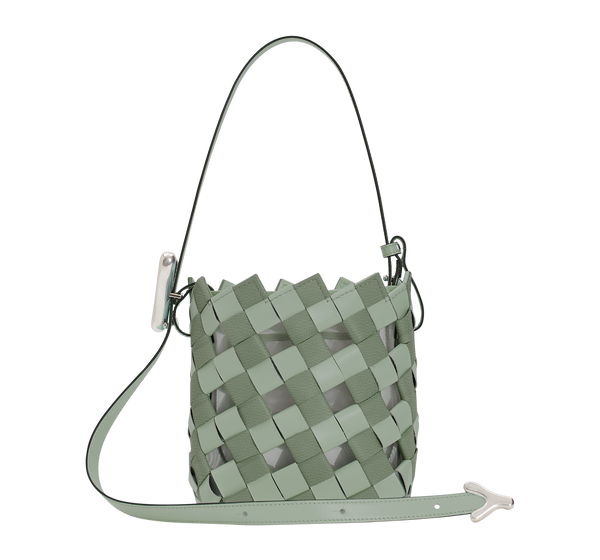 boyy YY Bucket Woven Celadon Pistachio