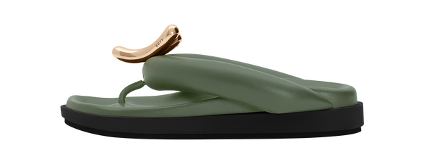 boyy YY Flat Sandal Celadon