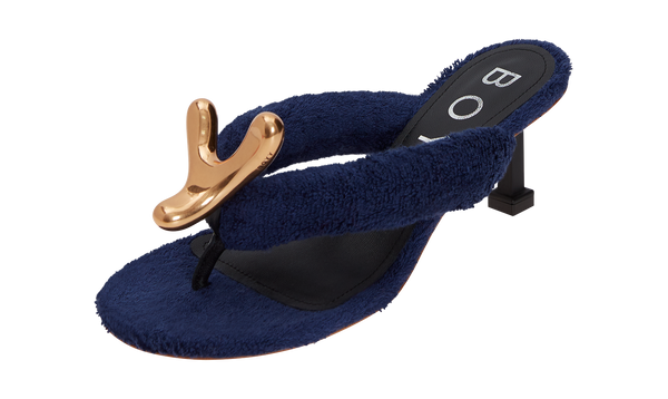 Boyy YY Sandal Terry Cloth Navy