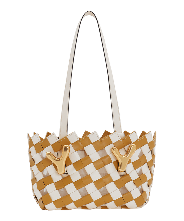 boyy YY West 23 Woven Tote Amber Gold Corn Chowder