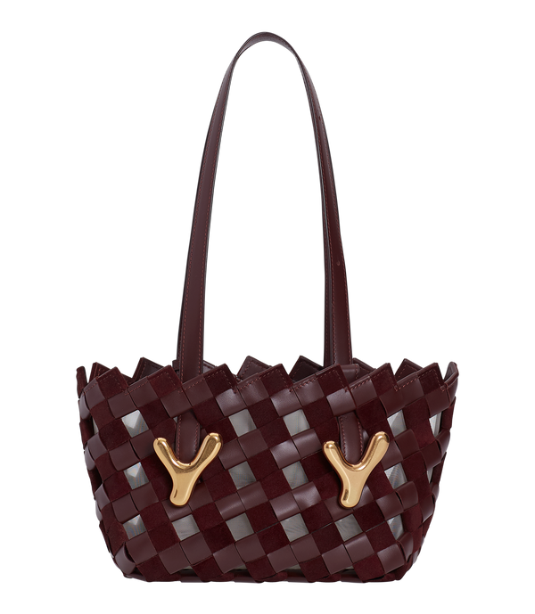 Boyy YY West 23 Woven Tote Bordeaux Gaucho