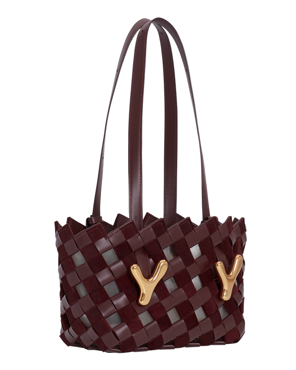 Boyy YY West 23 Woven Tote Bordeaux Gaucho