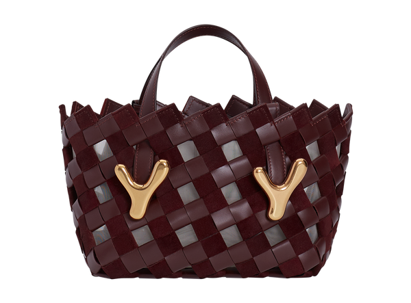 boyy YY West 23 Woven Tote Bordeaux Gaucho