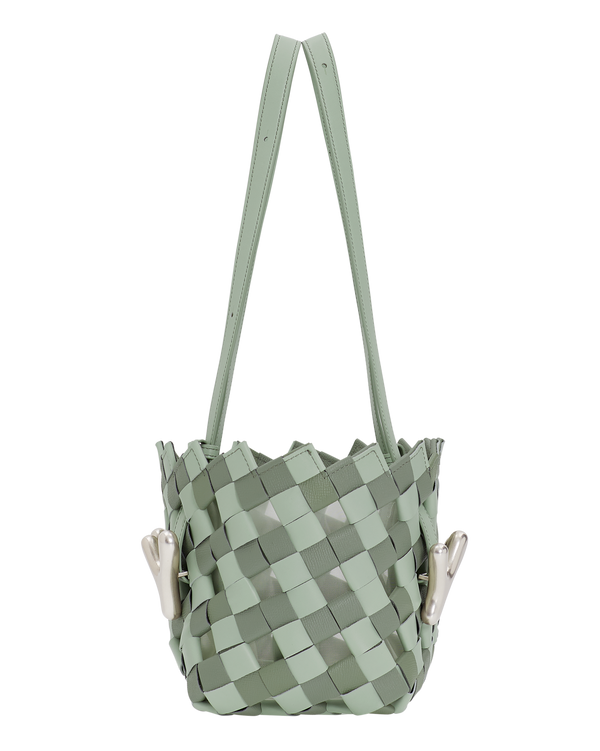 Boyy YY West 23 Woven Tote Celadon Pistachio