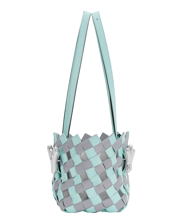 Boyy YY West 23 Woven Tote Mint Mist Grey