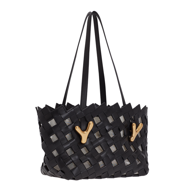Boyy YY West 26 Woven Tote Black