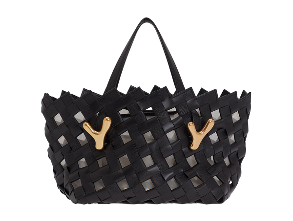 Boyy YY West 26 Woven Tote Black