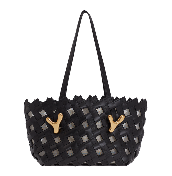 boyy YY West 26 Woven Tote Black