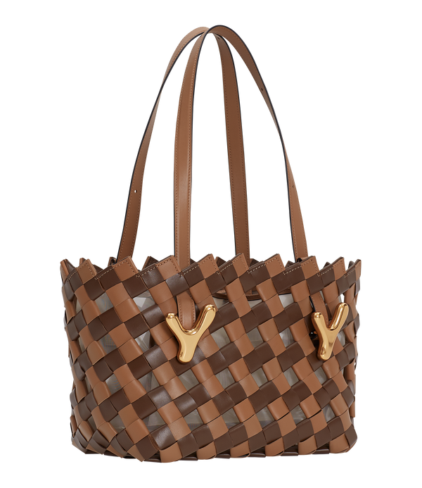 Boyy YY West 26 Woven Tote Caramel/Sesame