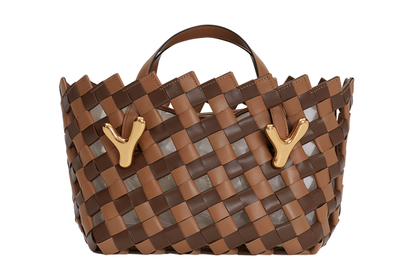 Boyy YY West 26 Woven Tote Caramel/Sesame