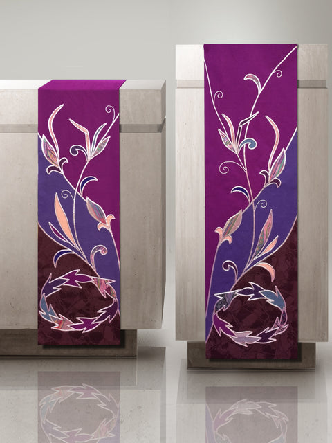 bramante Advent Altar Scarf & Lectern Hanging Sample Set