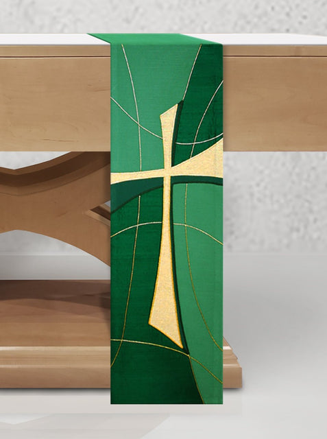 Bramante 811 Cross Altar Scarves In Green