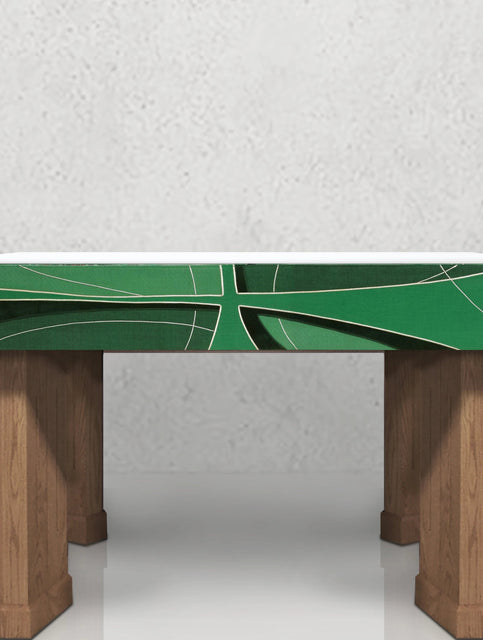 Bramante 811 Cross Sample Altar Frontal In Green