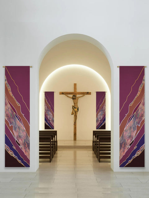 bramante Abstract Lenten Wall Hangings