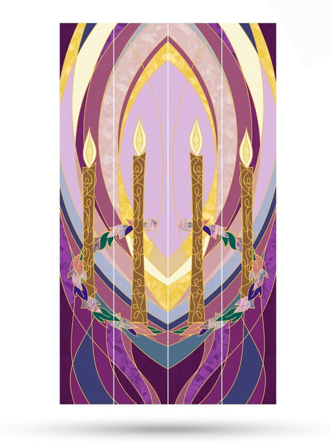 Bramante Advent Candle Printed Banners