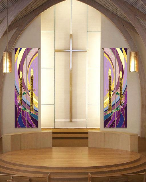 bramante Advent Candle Printed Banners