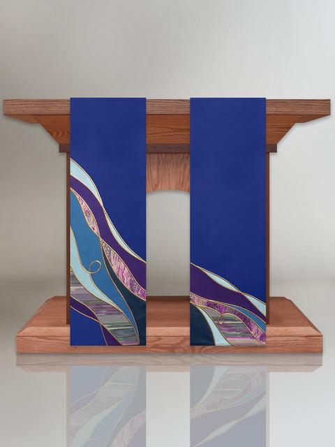 bramante Advent Joy Blue Altar Scarves