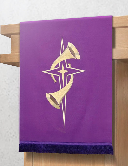 Bramante Advent Star & Horns Sample Lectern Hanging