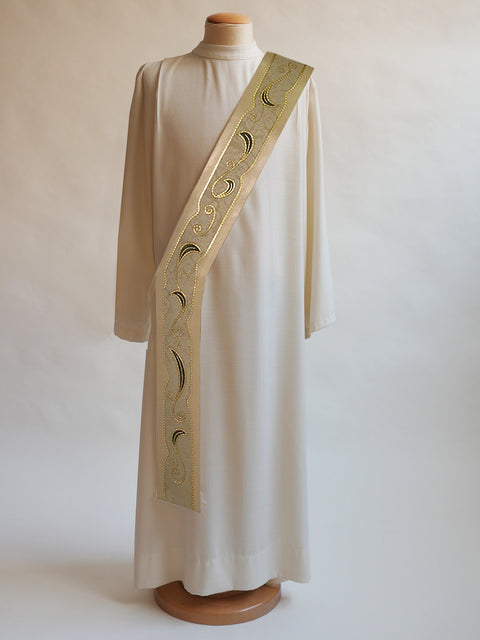 bramante Art Nouveau Golden Deacon Stole