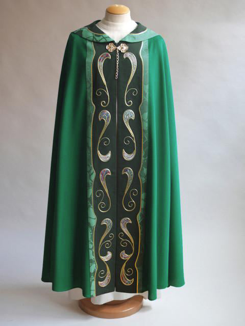 bramante Art Nouveau Ordinary Time Green Cope