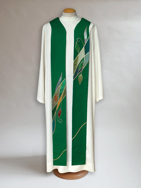 bramante Asymmetrical Foliage Stole