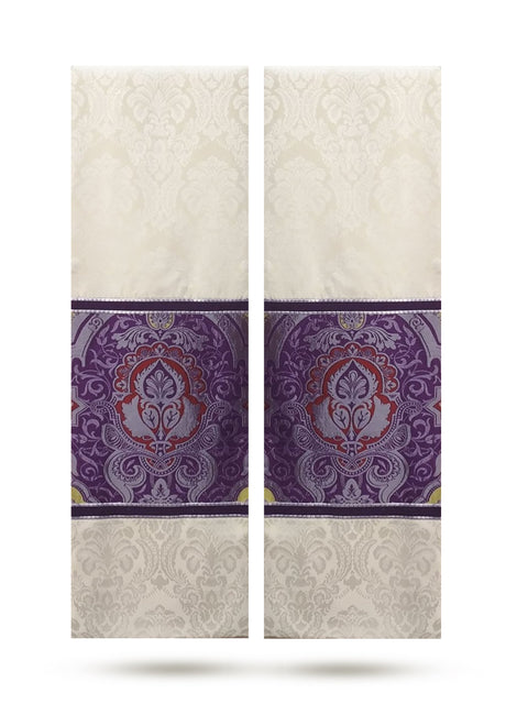 Bramante Barcelona Purple Classic Altar Scarves