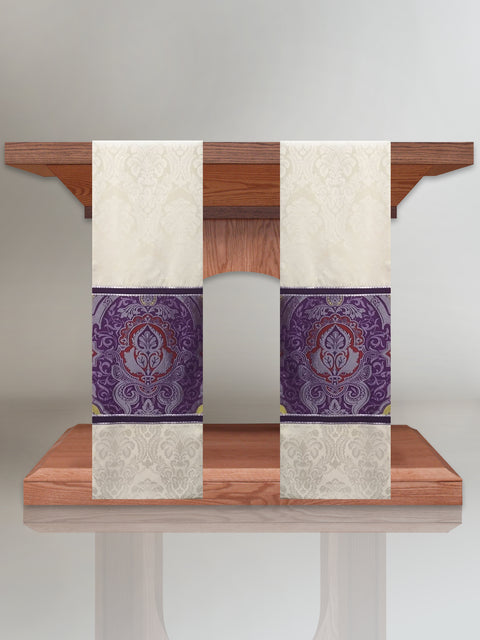 bramante Barcelona Purple Classic Altar Scarves