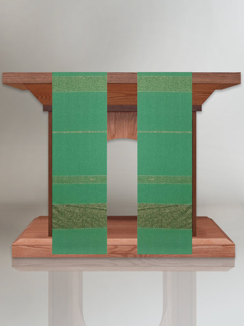 bramante Beaulieux Woven Altar Scarves in Green