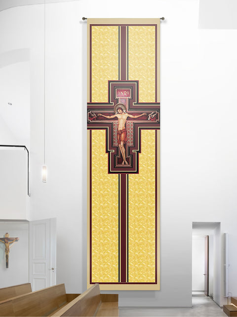 bramante Byzantine Crucifix Banner